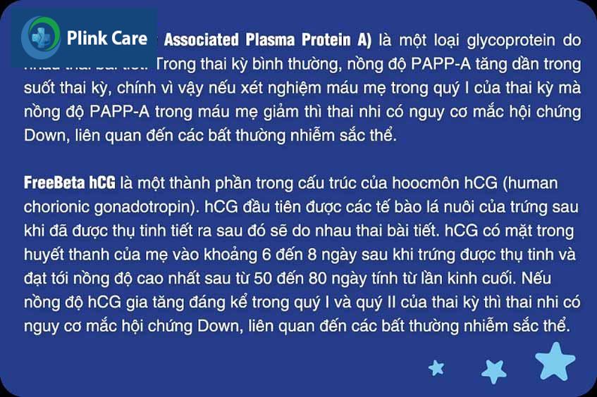 Đánh giá nồng độ freeBeta hCG và PAPP-A