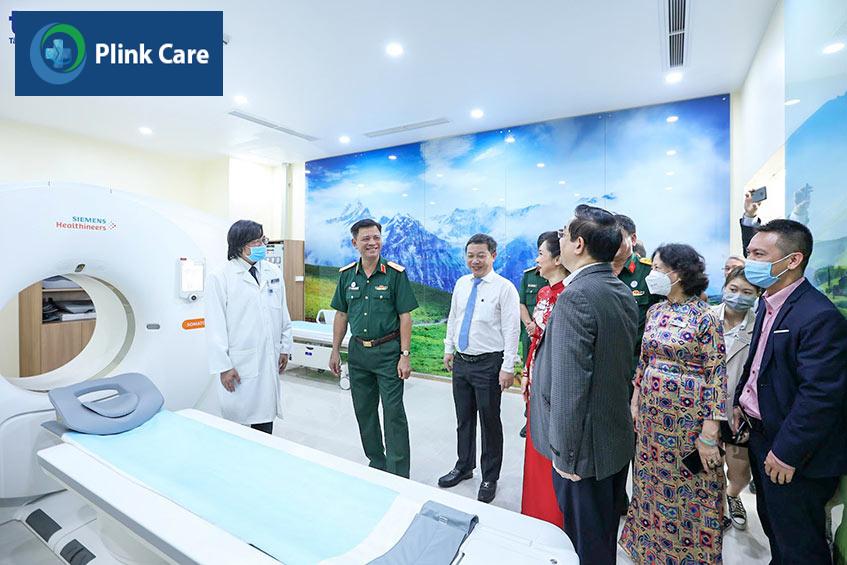Phòng chụp CT được trang trí sinh động, bắt mắt tạo sự thoải mái, thư giãn cho khách hàng