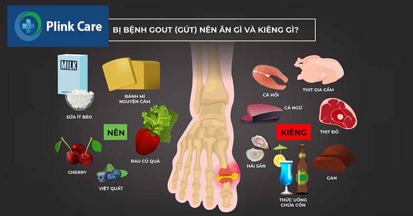 bệnh gút nên kiêng gì