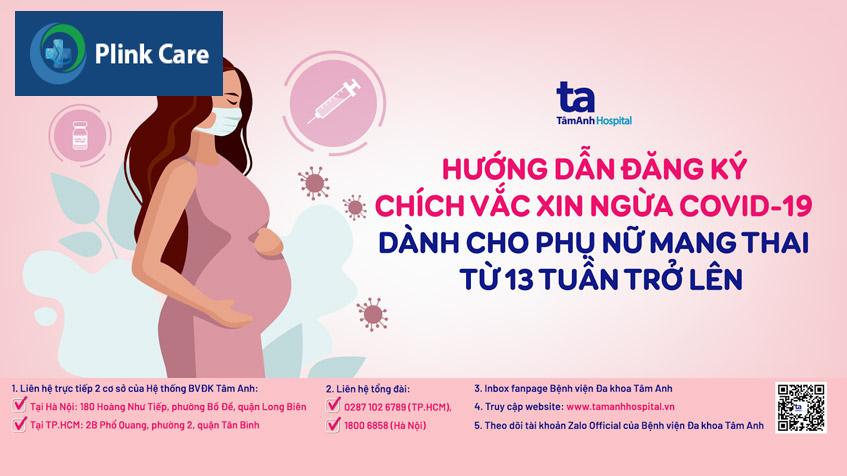 hướng dẫn mẹ bầu đăng ký tiêm vắc xin covid 19