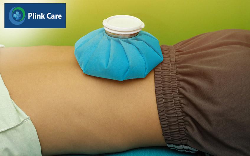 chườm lạnh để chữa đau lưng dưới gần mông