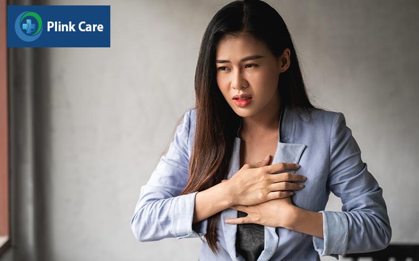 dấu hiệu của bệnh là khó thở
