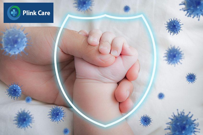 cung cấp kháng thể cho trẻ