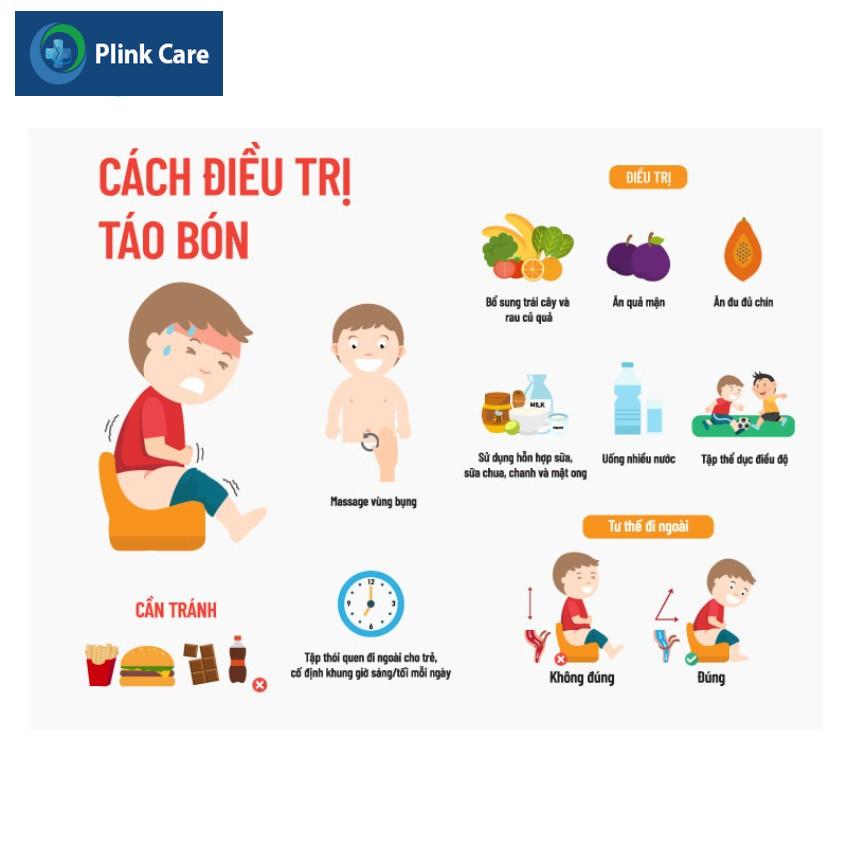 Điều trị táo bón ở trẻ