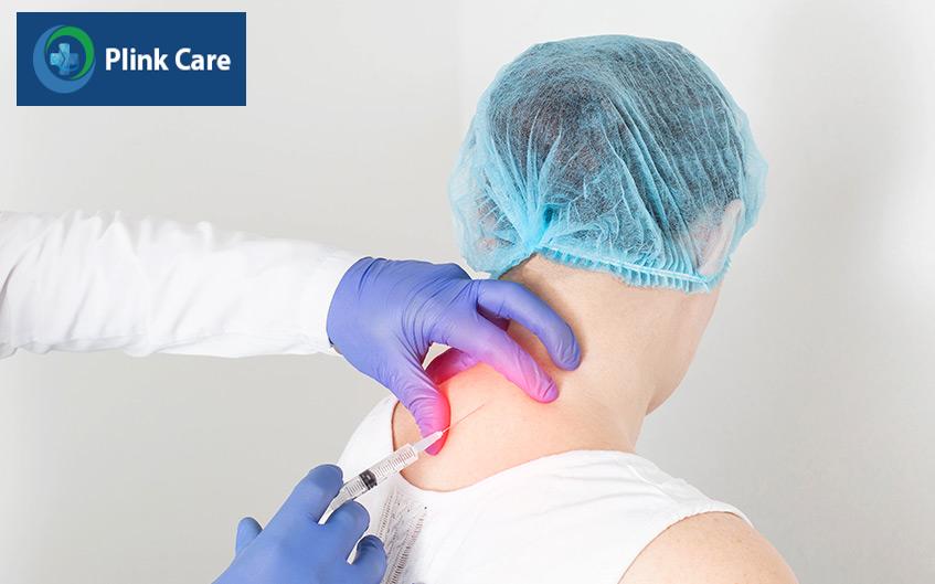 tiêm thuốc vào cột sống cổ