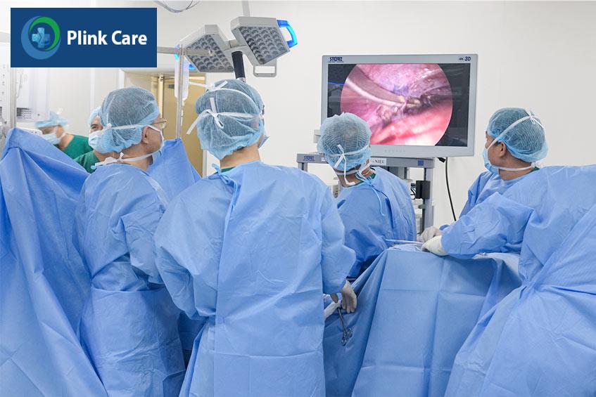 ca phẫu thuật lõm ngực kết hợp nội soi