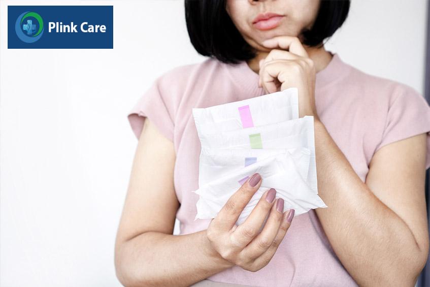 phải thay băng vệ sinh nhiều lần