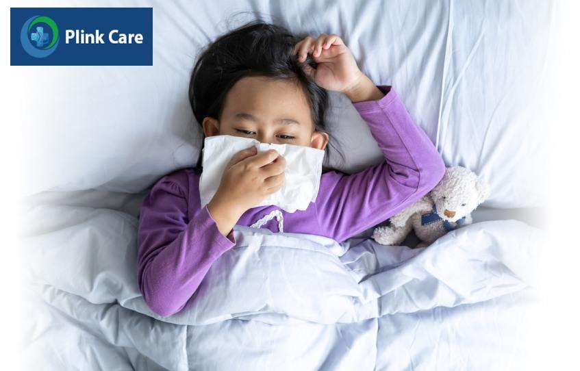 Trẻ mệt mỏi, chảy nước mũi nhiều do cúm A