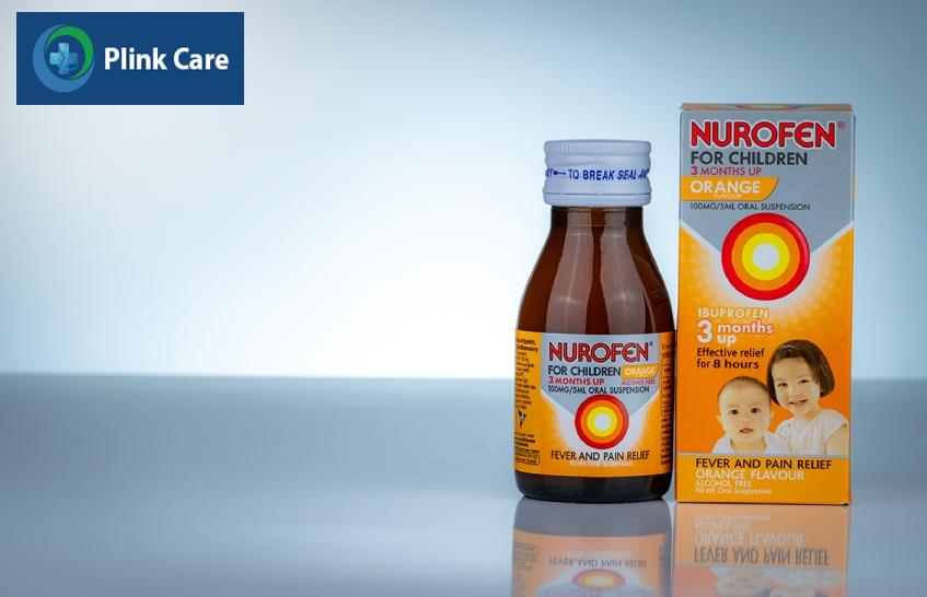 Thuốc hạ sốt Nurofen được điều chế ở dạng siro