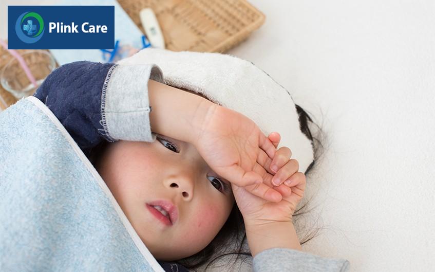 Trẻ sốt cao do cúm A