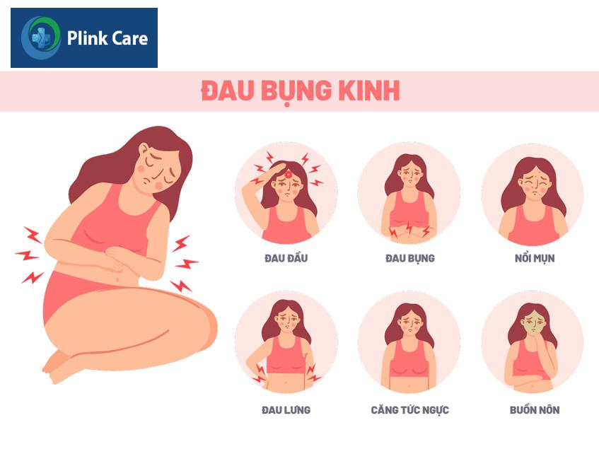 triệu chứng đau bụng trong kỳ kinh nguyệt