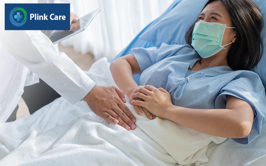 đau bụng bên trái trị tại nhà được không