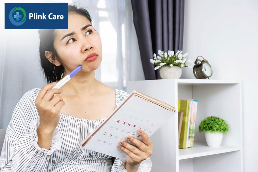 trễ kinh và thử que 2 vạch