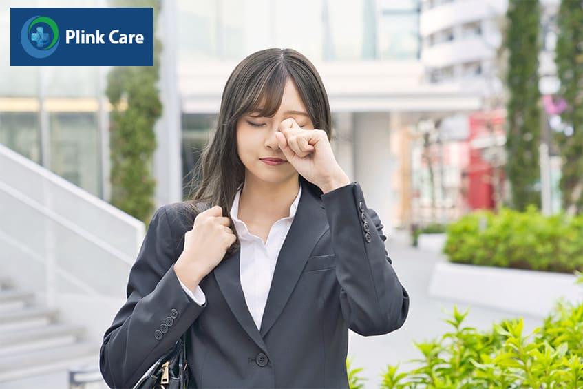 chăm sóc chắp mắt bị vỡ