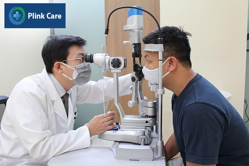 Soi đáy mắt trực tiếp