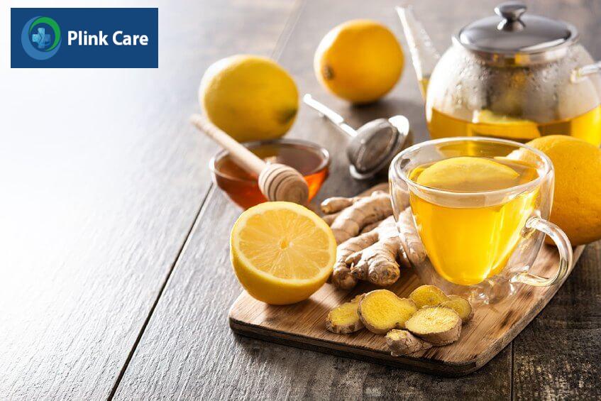 uống nước trà gừng giúp giảm đau đầu