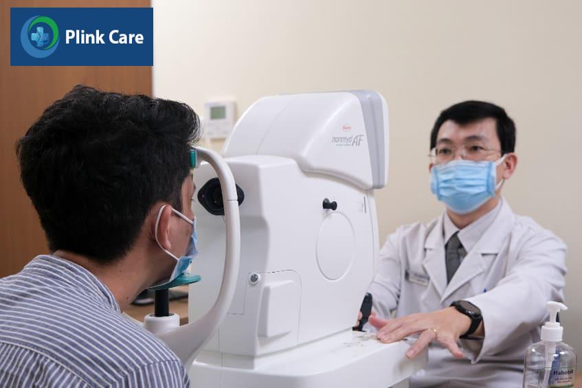mắt đỏ 1 bên