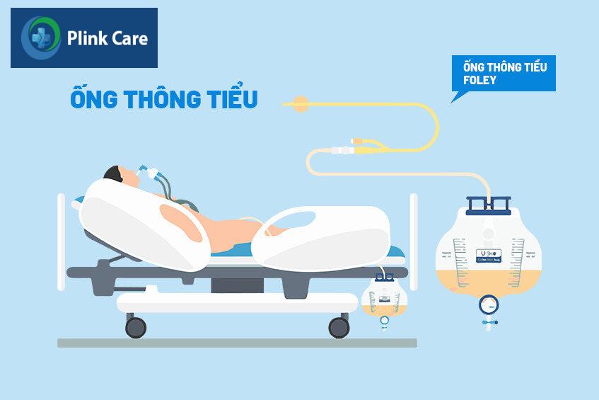 Ống thông tiểu được dùng làm rỗng bàng quang do bệnh nhân mất khả năng đi tiểu tự nhiên