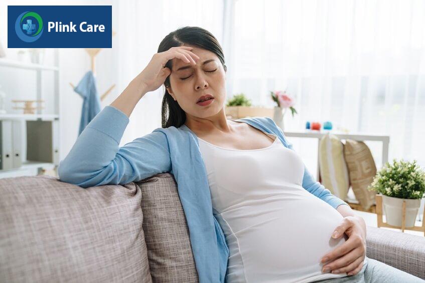 bà bầu đau đầu uống thuốc gì