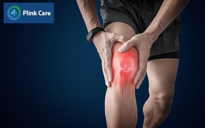 khớp gối là vị trí thường gặp của căn bệnh giả gút