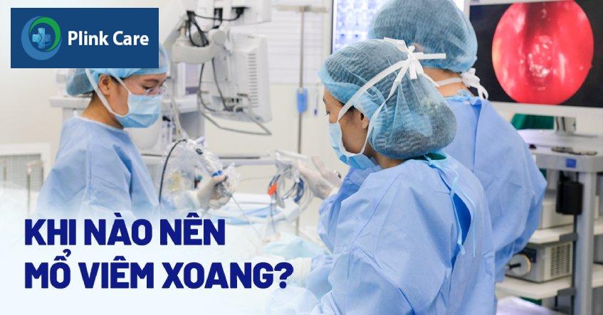phẫu thuật viêm xoang