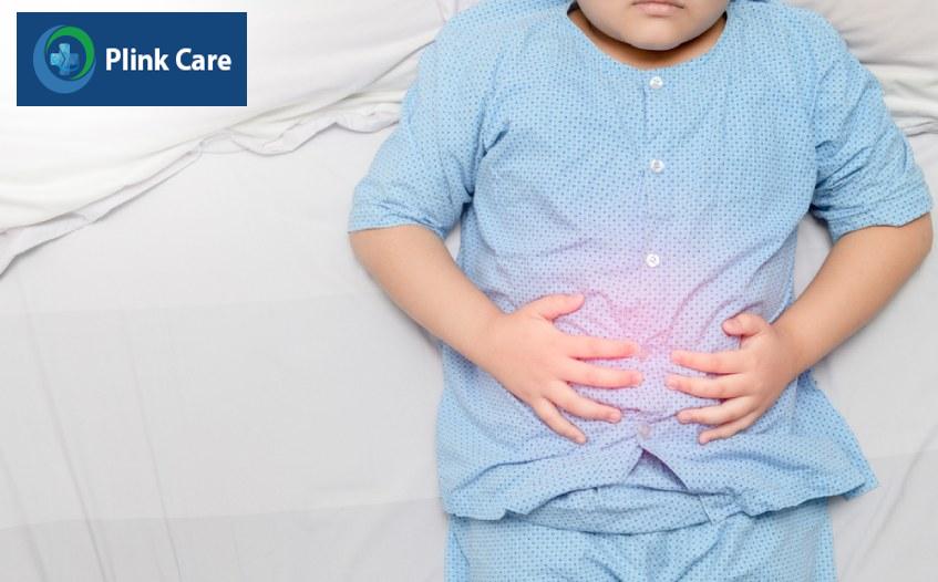 Trẻ bị đau bụng do lồng ruột