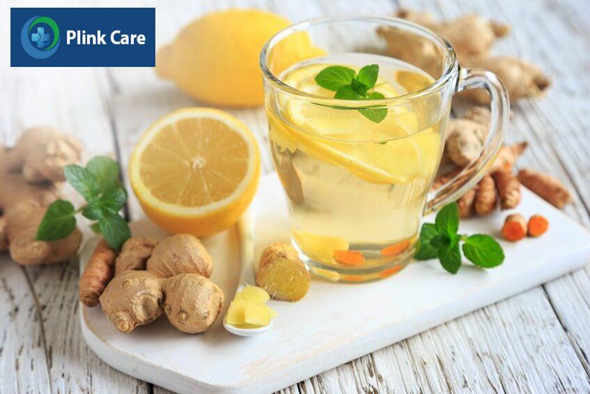 thiếu máu lên não uống uống trà gừng