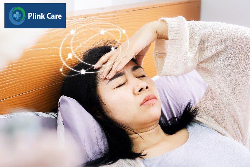 tình trạng chóng mặt khi ngủ dậy
