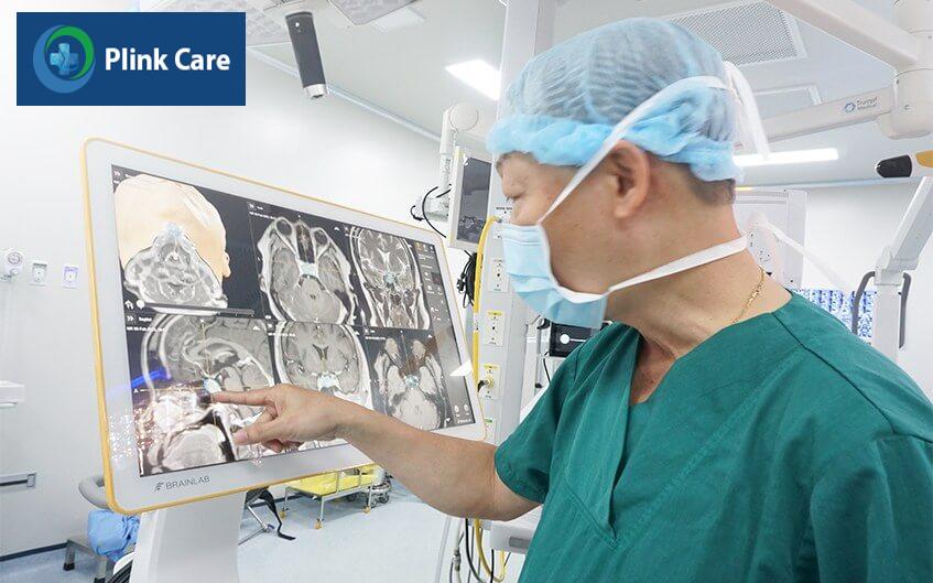 hình ảnh chẩn đoán và phẫu thuật viêm xương sọ