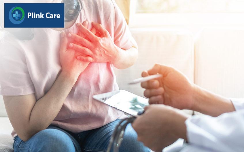 Khó thở, đau tức ngực trái là triệu chứng điển hình của viêm cơ tim cấp
