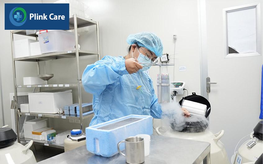 Trứng sau chọc hút sẽ được trữ lạnh với kỹ thuật đặc biệt để đảm bảo chất lượng