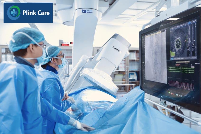 Bệnh nhân nhồi máu cơ tim được can thiệp nong mạch vành cấp cứu tại PlinkCare.
