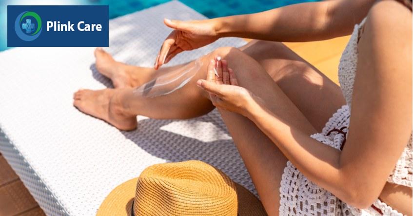 bảo vệ da bằng cách thoa kem chống nắng