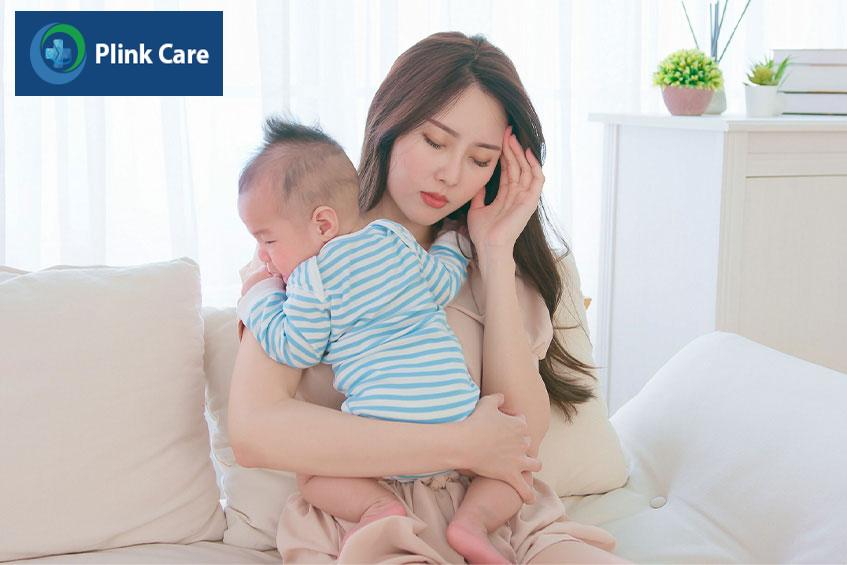 căng thẳng sau sinh khiến mẹ bị mất sữa