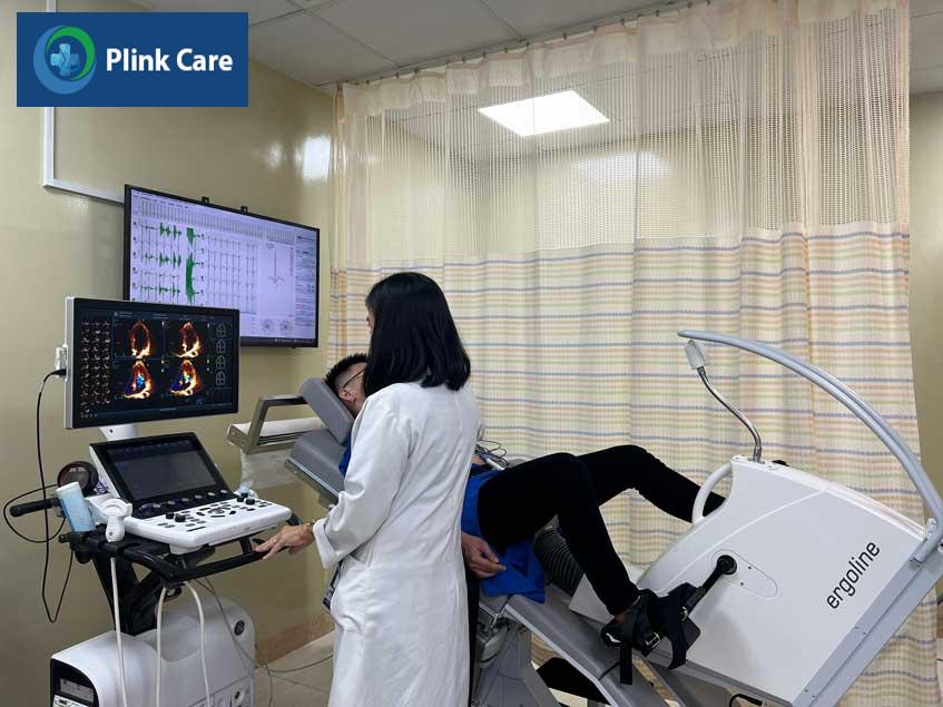 Khảo sát hoạt động tim bằng siêu âm tim gắng sức xe đạp