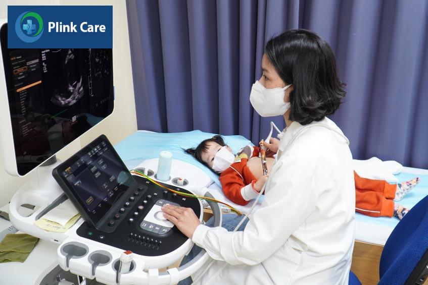 Siêu âm tim kiểm tra sức khỏe tim mạch cho trẻ tại PlinkCare