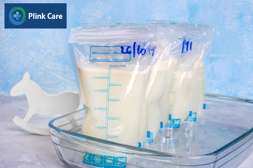 sữa mẹ sau khi hút có thể lưu trữ lại