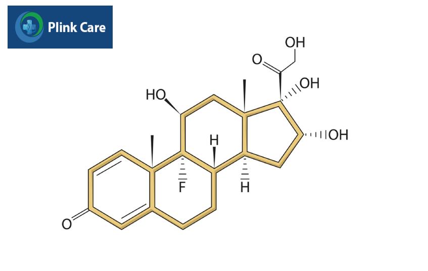 công thức hóa học của triamcinolone