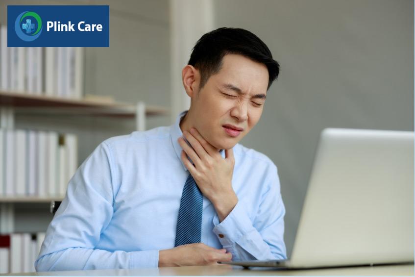 hạch trung thất chèn ép thực quản