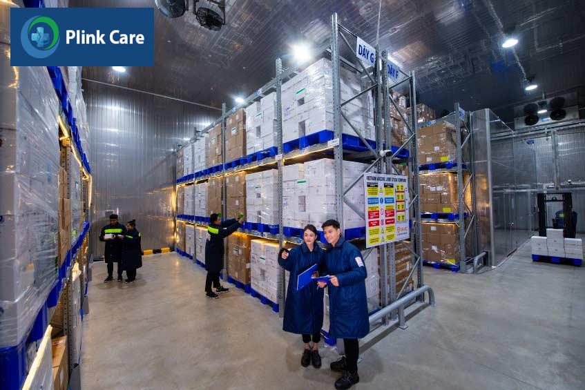Vắc xin tại VNVC được bảo quản an toàn