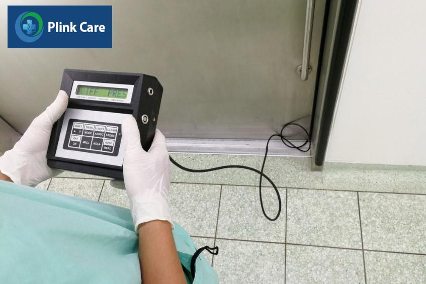 Đo áp suất trong phòng áp lực dương