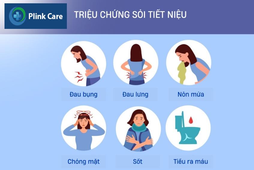 những triệu chứng sỏi tiết niệu