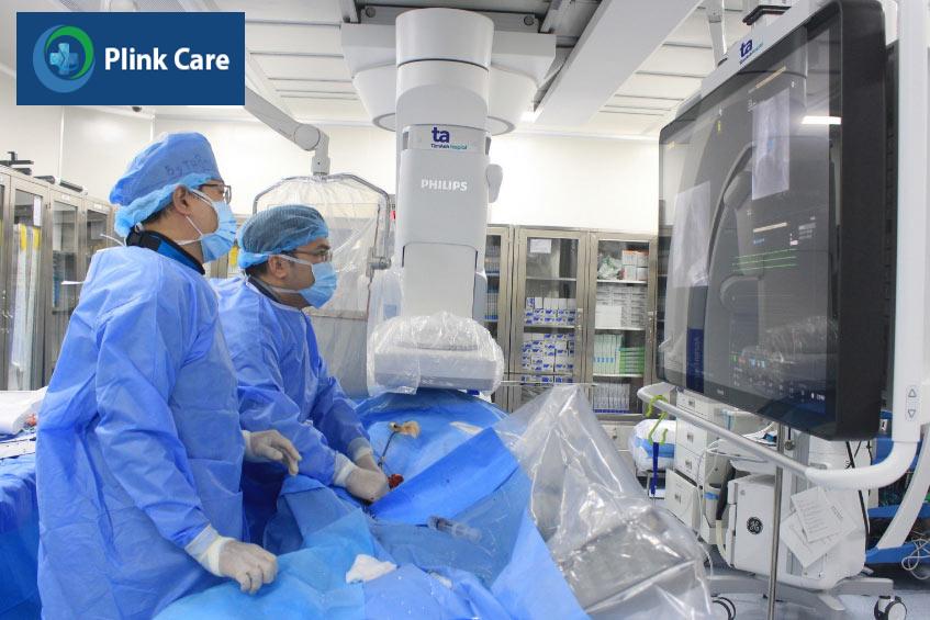 Thông tim can thiệp cho bệnh nhân tim một thất