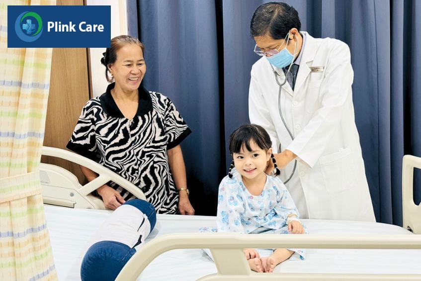 Bệnh nhân nhi được thăm khám và chữa bệnh