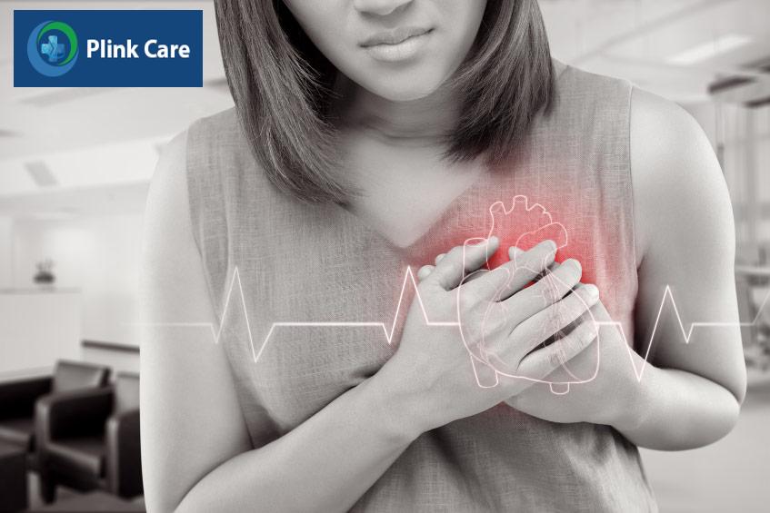 Bệnh nhân tim mạch bị tim to có triệu chứng ép ngực, khó thở
