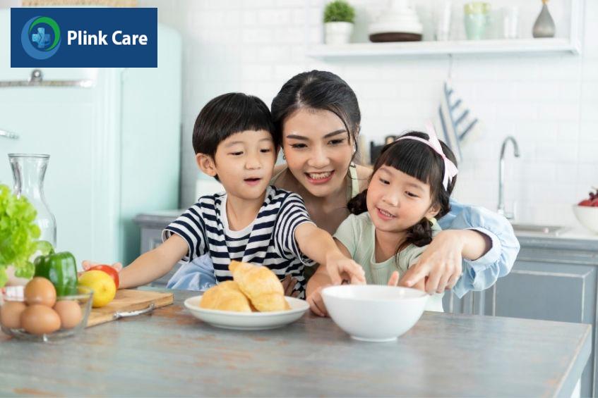 chú trọng cải thiện khẩu phần ăn giúp trẻ bổ sung đủ 4 nhóm chất