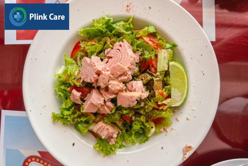 Salad cá ngừ sốt mayonnaise giúp tăng cân cho người gầy