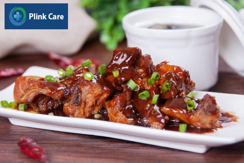 thực đơn tăng cân cho nam giới cần tăng cường protein, sườn