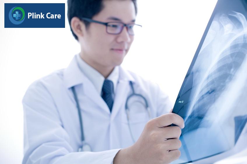 chụp X-quang ngực để chẩn đoán bệnh viêm phổi bệnh viện
