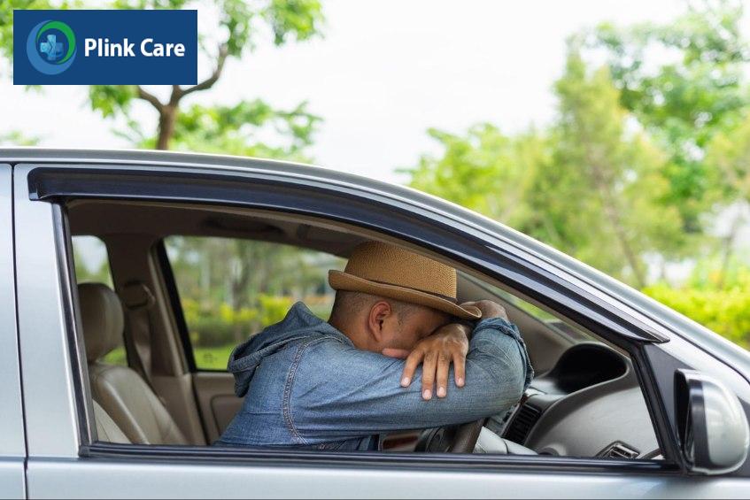 ngủ gật khi đang lái xe nguy hiểm